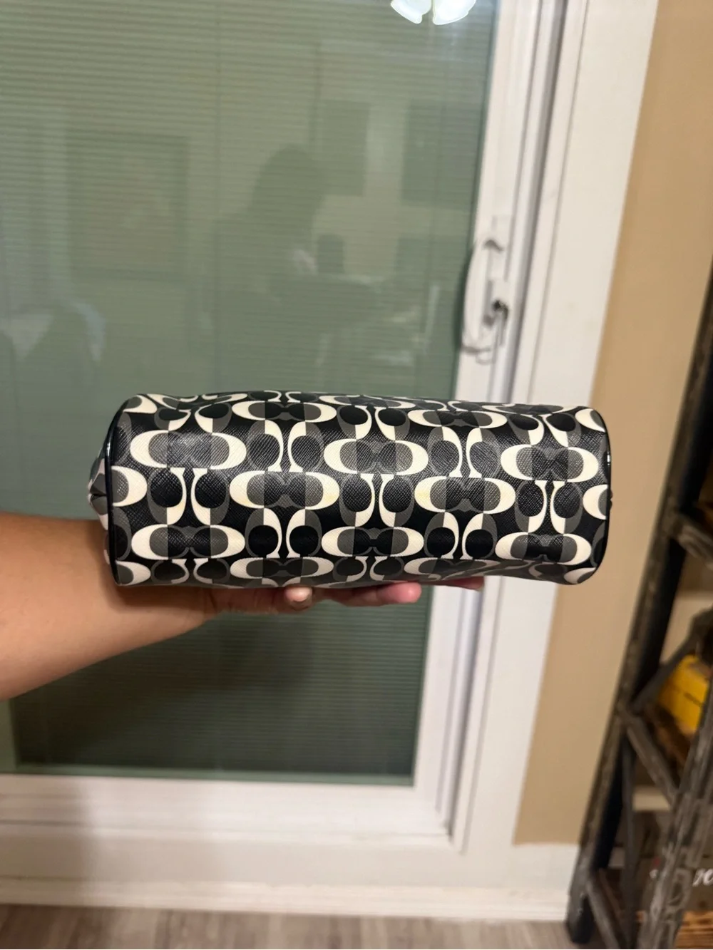 Coach black strap iconic